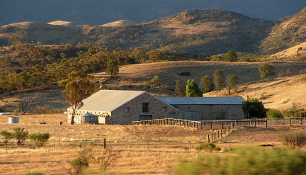 Eine Schaffarm in den Flinders Ranges